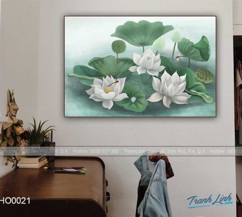 Bo tranh canvas hoa treo tuong trang tri phong khach 17