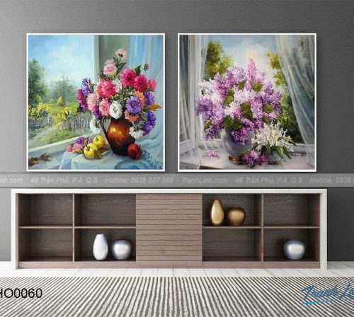 Bo tranh canvas hoa treo tuong trang tri phong khach 51