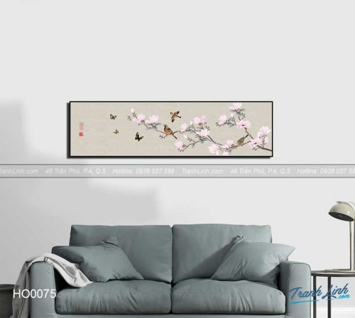 Bo tranh canvas hoa treo tuong trang tri phong khach 57