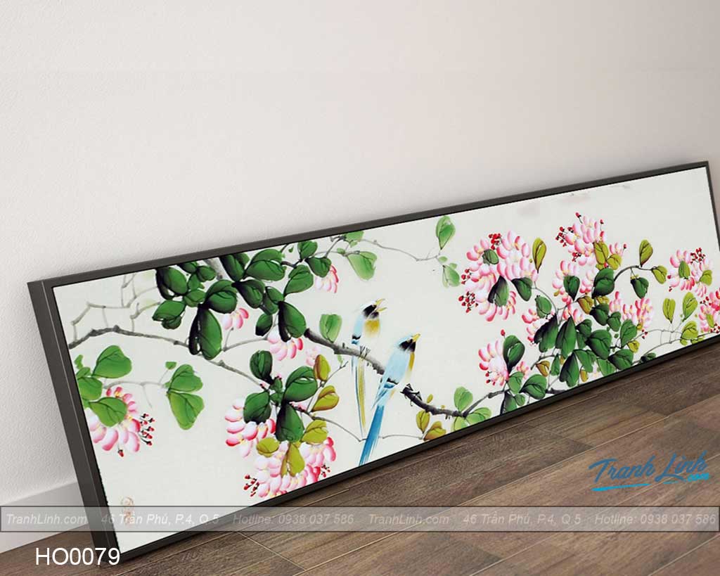 Bo tranh canvas hoa treo tuong trang tri phong ngu 24