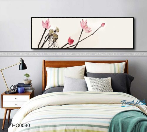 Bo tranh canvas hoa treo tuong trang tri phong ngu 25