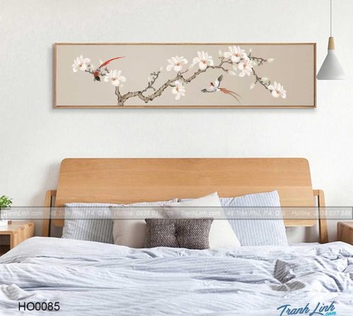 Bo tranh canvas hoa treo tuong trang tri phong ngu 27
