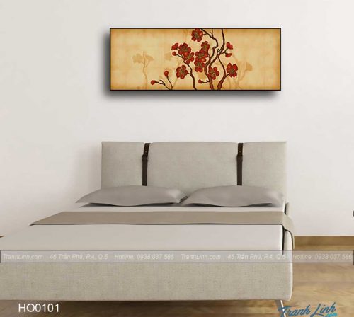 Bo tranh canvas hoa treo tuong trang tri phong ngu 34