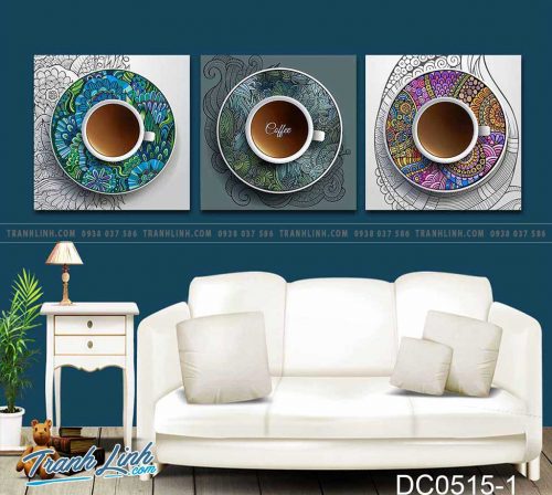 Bo tranh canvas treo tuong trang tri phong an 11