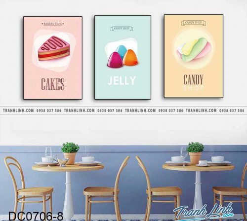 Bo tranh canvas treo tuong trang tri phong an 29