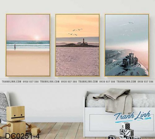 Bo tranh canvas treo tuong trang tri phong ngu 112