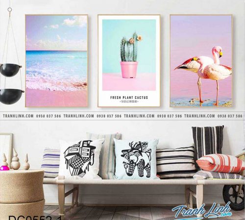 Bo tranh canvas treo tuong trang tri phong ngu 180