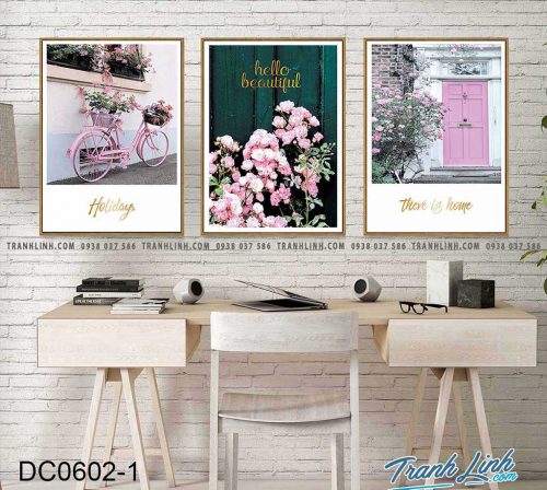 Bo tranh canvas treo tuong trang tri phong ngu 191