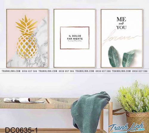 Bo tranh canvas treo tuong trang tri phong ngu 203