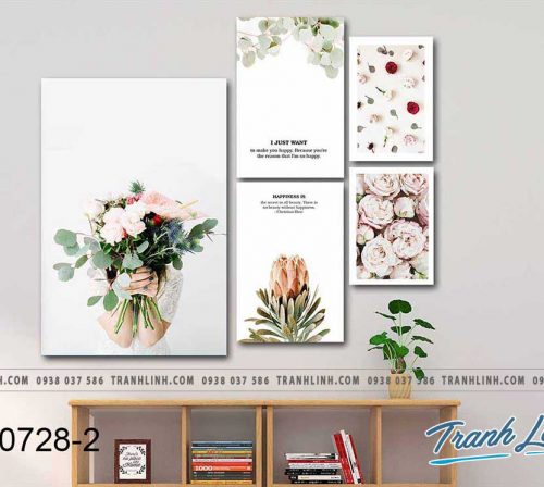 Bo tranh canvas treo tuong trang tri phong ngu 229