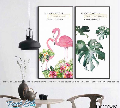 Bo tranh canvas treo tuong trang tri phong ngu 245