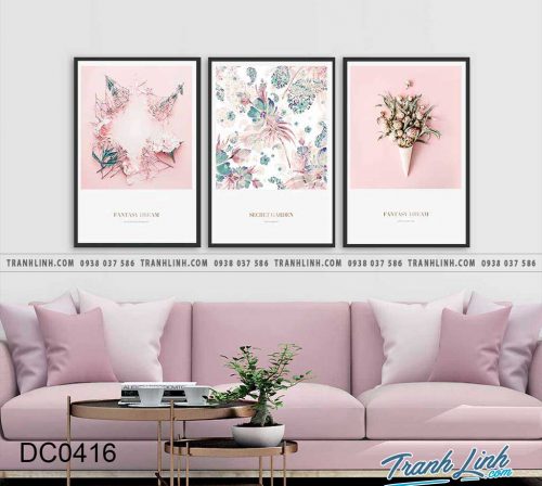 Bo tranh canvas treo tuong trang tri phong ngu 253