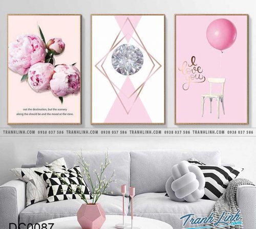 Bo tranh canvas treo tuong trang tri phong ngu 40