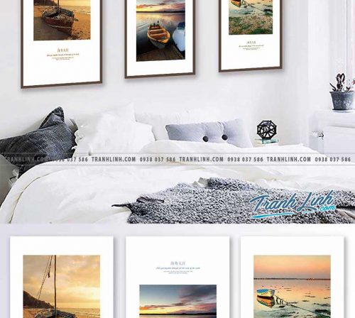 Bo tranh canvas treo tuong trang tri phong ngu 42