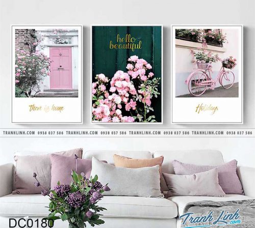 Bo tranh canvas treo tuong trang tri phong ngu 86