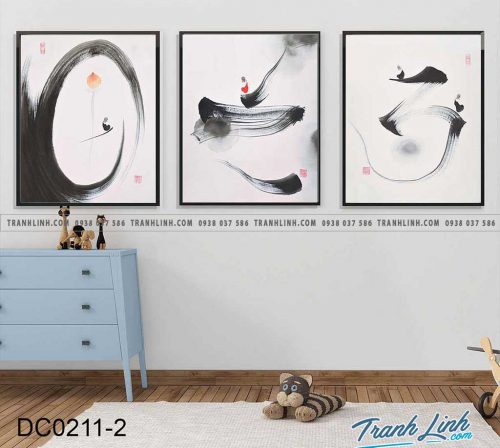 Bo tranh canvas treo tuong trang tri phong tho 4