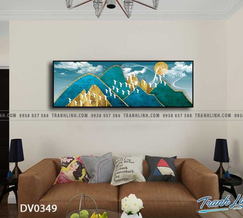 Tranh canvas treo tuong trang tri phong khach phong canh truu tuong 112