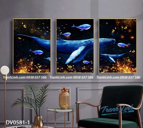 Tranh canvas treo tuong trang tri phong khach phong canh truu tuong 212