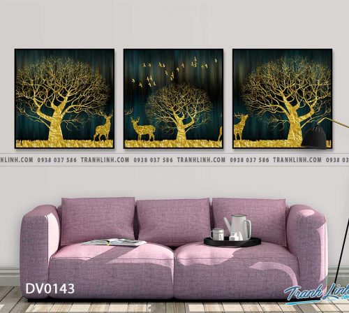 Tranh canvas treo tuong trang tri phong khach phong canh truu tuong 53