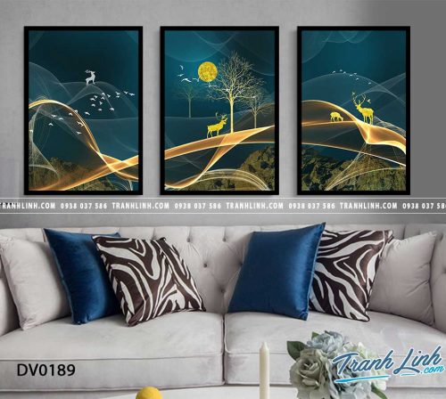 Tranh canvas treo tuong trang tri phong khach phong canh truu tuong 65