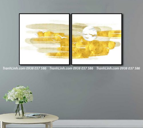 Tranh canvas treo tuong trang tri phong ngu truu tuong 9