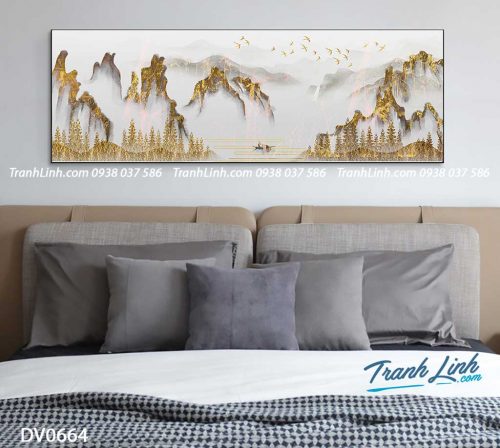 Tranh canvas treo tuong trang tri phong ngu phong canh truu tuong 67
