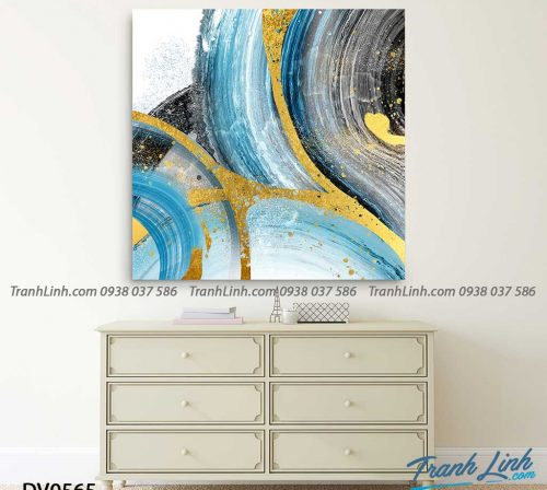 Tranh canvas treo tuong trang tri truu tuong 160