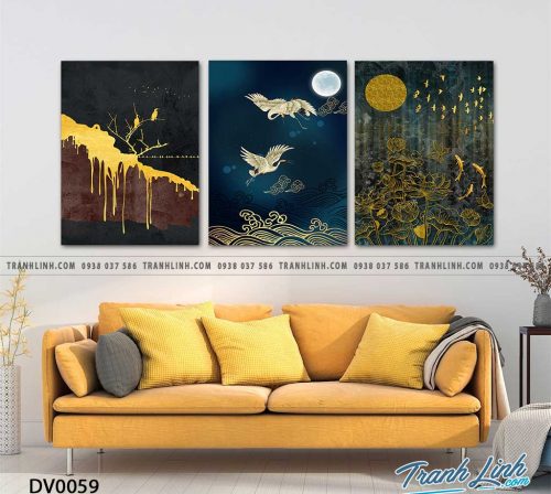 Tranh canvas treo tuong trang tri truu tuong 19