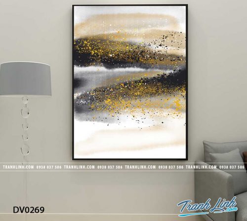Tranh canvas treo tuong trang tri truu tuong 52