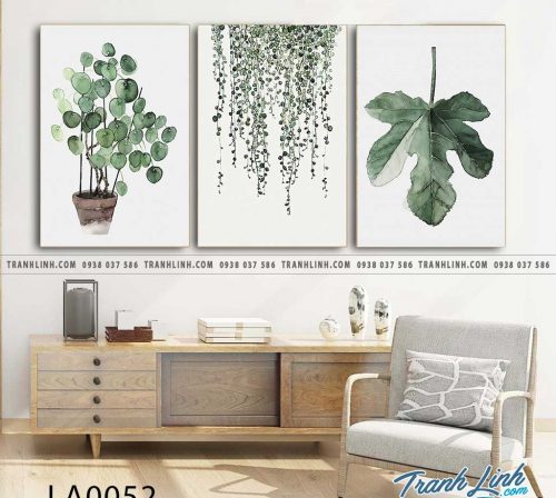 tranh canvas treo tuong trang tri la cay cau thang 33