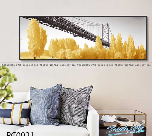 Bo tranh Canvas treo tuong trang tri phong khach phong canh PC0021