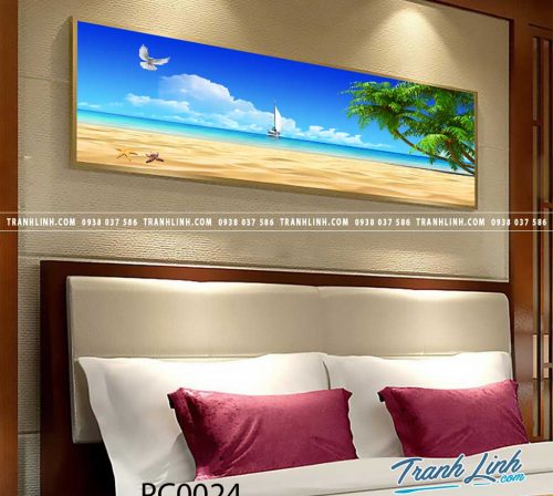 Bo tranh Canvas treo tuong trang tri phong khach phong canh PC0024