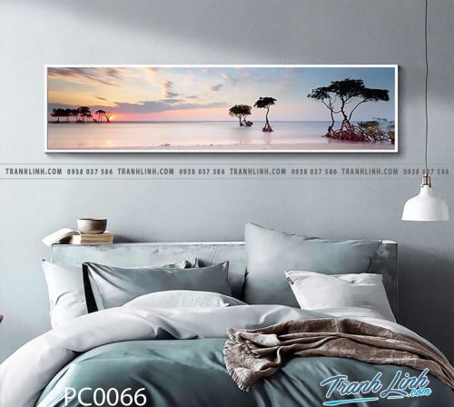 Bo tranh Canvas treo tuong trang tri phong khach phong canh PC0066