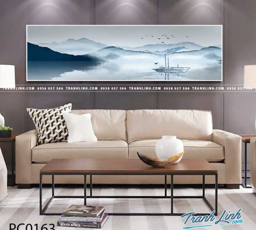 Bo tranh Canvas treo tuong trang tri phong khach phong canh PC0163