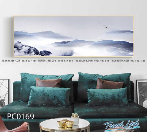 Bo tranh Canvas treo tuong trang tri phong khach phong canh PC0169