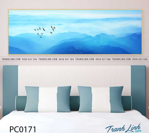 Bo tranh Canvas treo tuong trang tri phong khach phong canh PC0171