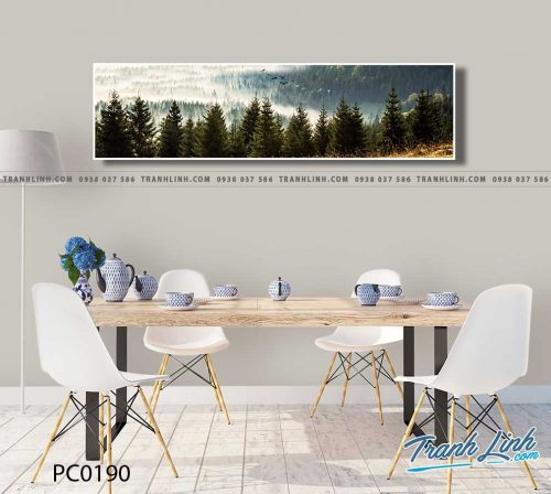 Bo tranh Canvas treo tuong trang tri phong khach phong canh PC0190