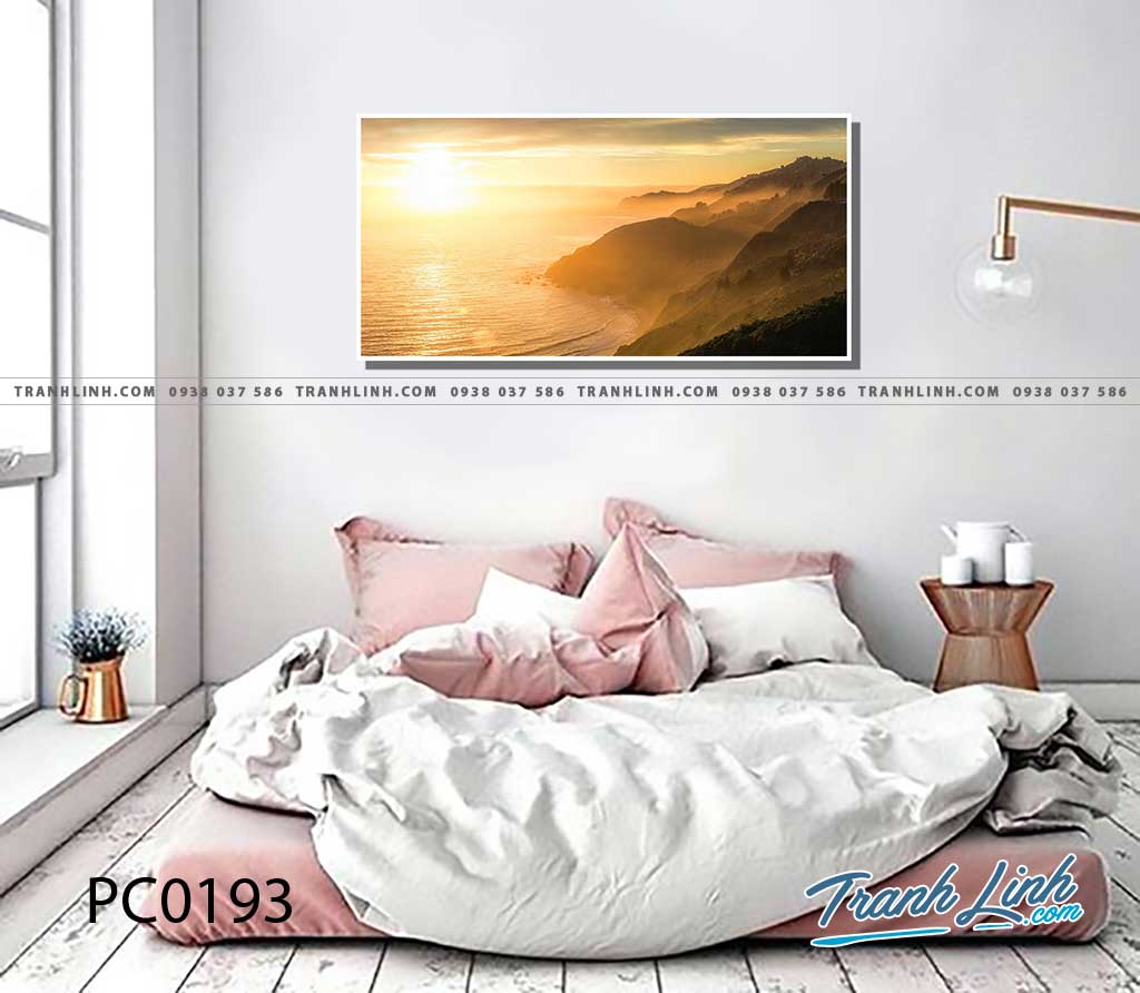Bo tranh Canvas treo tuong trang tri phong khach phong canh PC0193