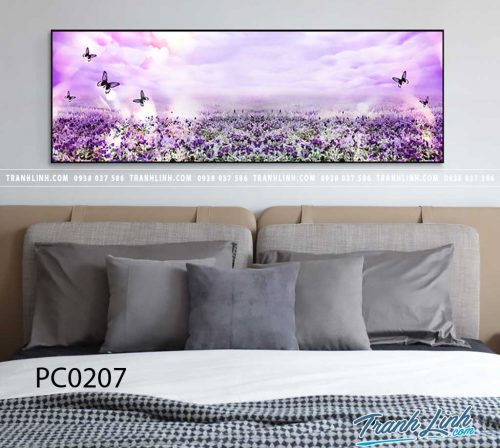 Bo tranh Canvas treo tuong trang tri phong khach phong canh PC0207