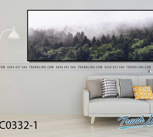 Bo tranh Canvas treo tuong trang tri phong khach phong canh PC0332 1