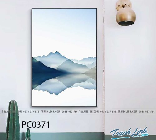 Bo tranh Canvas treo tuong trang tri phong khach phong canh PC0371