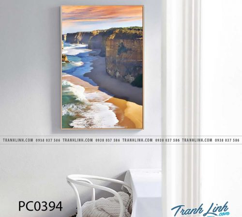 Bo tranh Canvas treo tuong trang tri phong khach phong canh PC0394