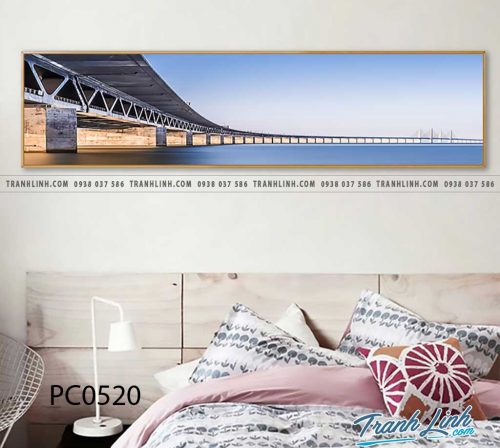 Bo tranh Canvas treo tuong trang tri phong khach phong canh PC0520