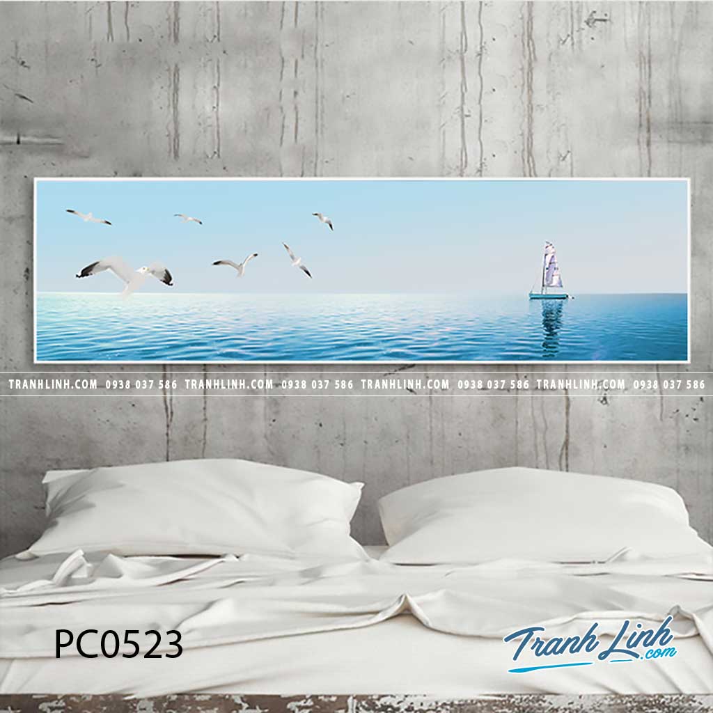 Bo tranh Canvas treo tuong trang tri phong khach phong canh PC0523