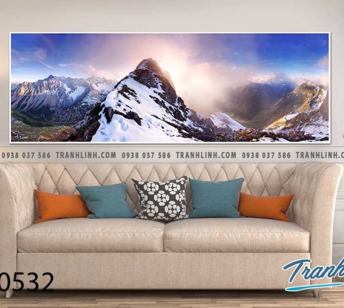 Bo tranh Canvas treo tuong trang tri phong khach phong canh PC0532