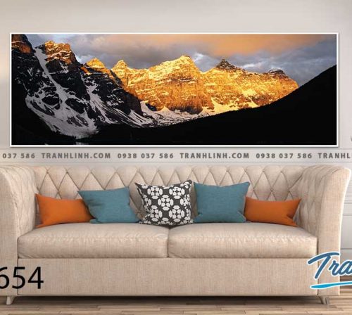 Bo tranh Canvas treo tuong trang tri phong khach phong canh PC0654