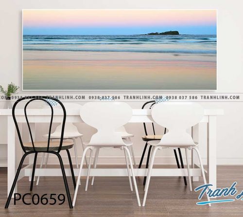 Bo tranh Canvas treo tuong trang tri phong khach phong canh PC0659