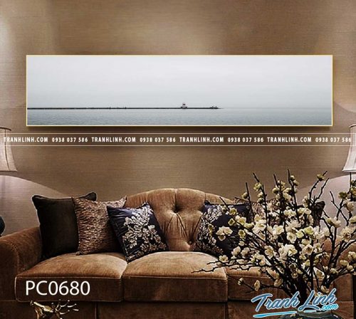 Bo tranh Canvas treo tuong trang tri phong khach phong canh PC0680