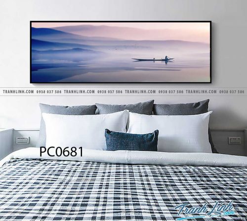 Bo tranh Canvas treo tuong trang tri phong khach phong canh PC0681