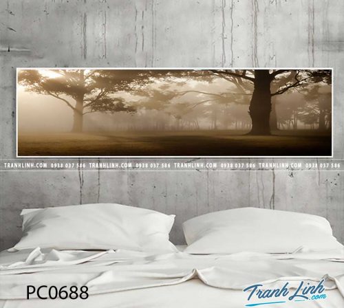 Bo tranh Canvas treo tuong trang tri phong khach phong canh PC0688